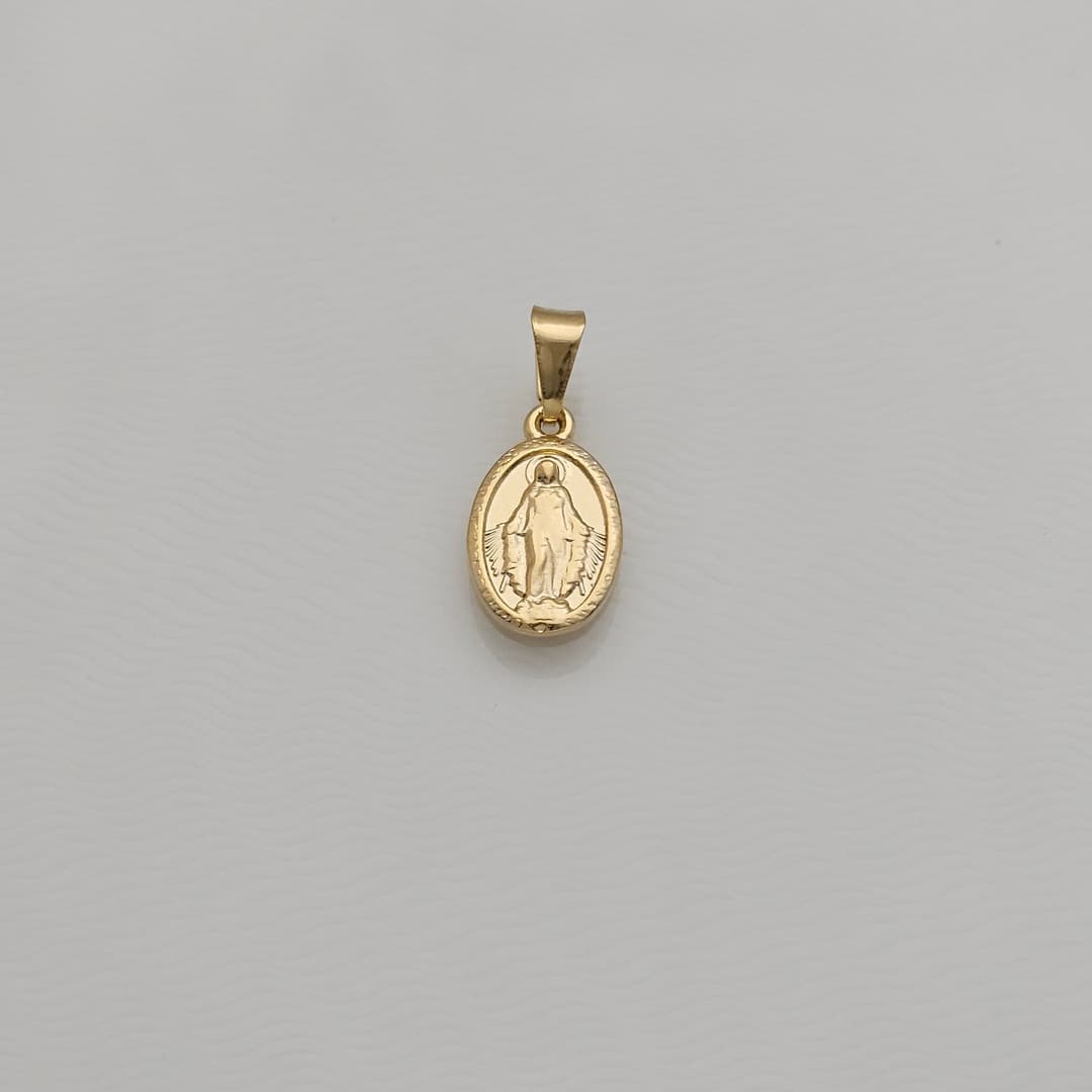 DIJE MILAGROSA BORDE DIAM 9X20MM