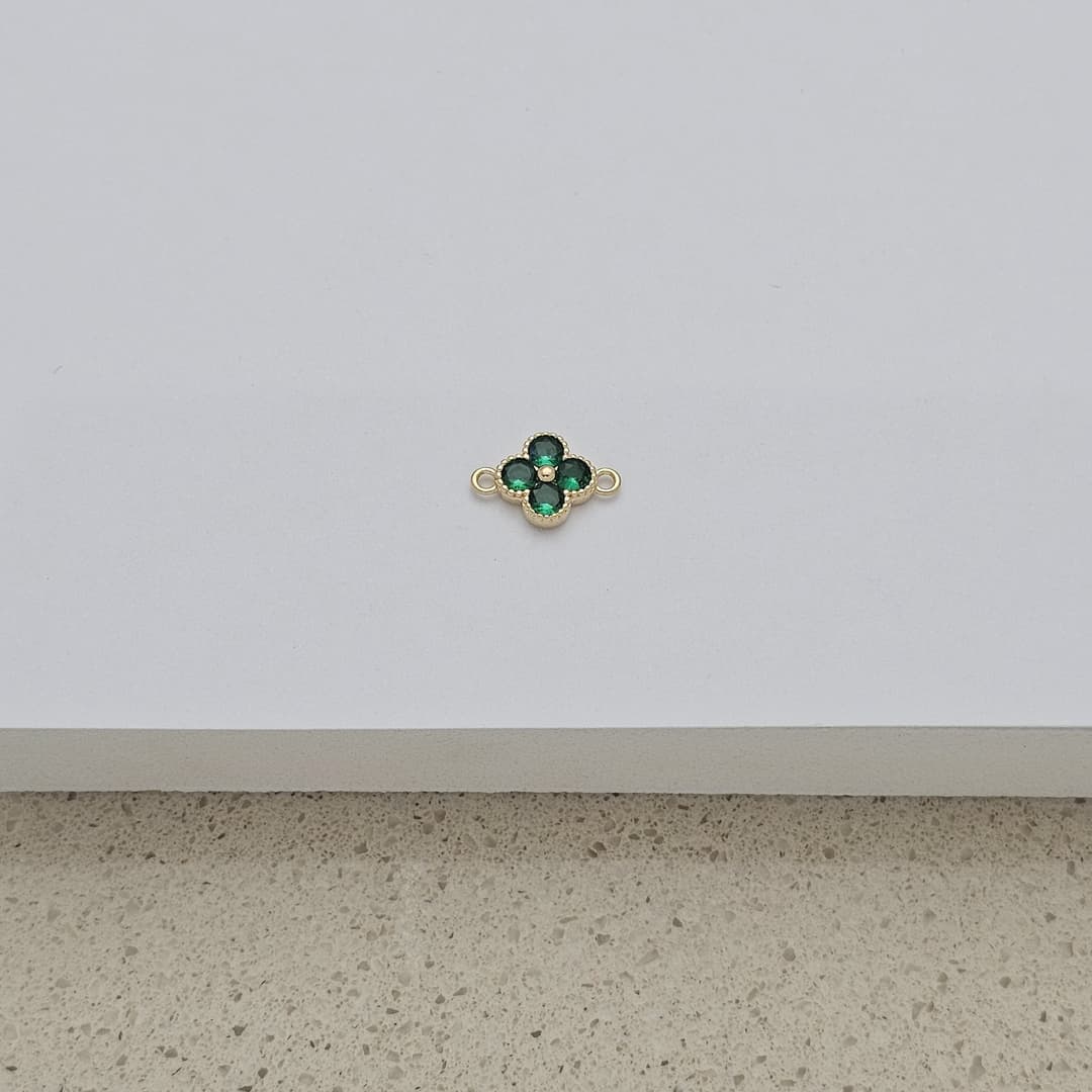 Herraje Flor Circon x 4