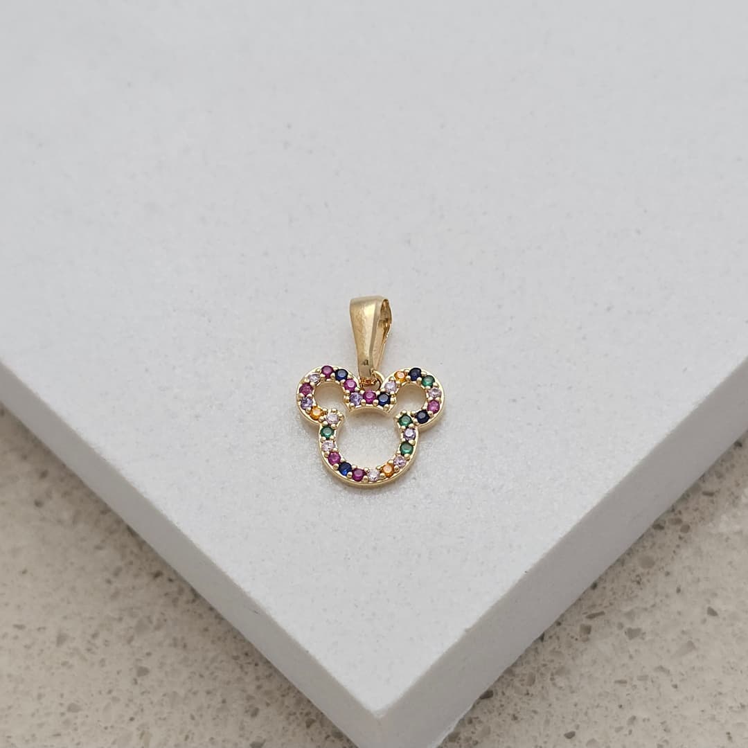 DIJE SILUETA MICKEY MICROCIRCON