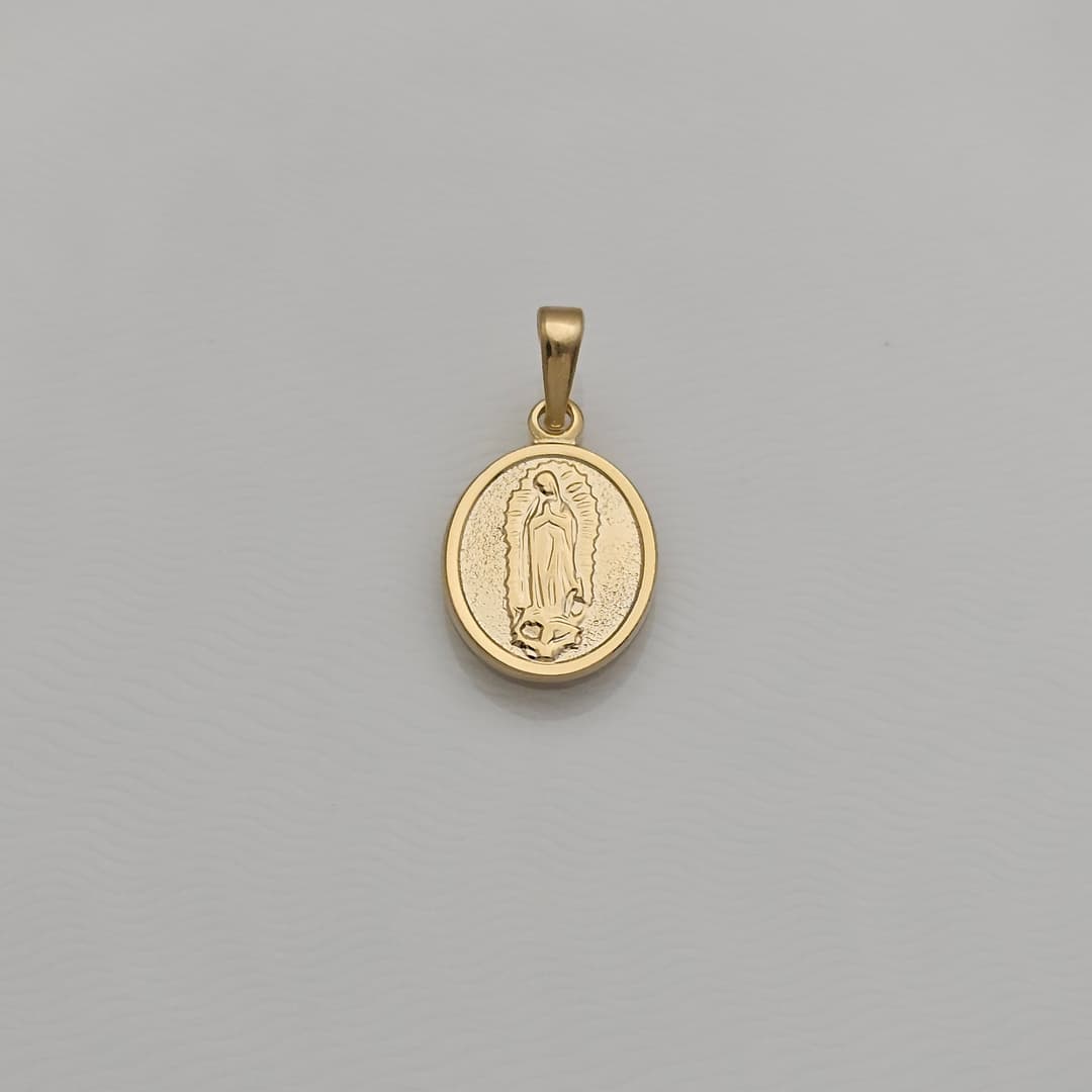 DIJE OVALO GUADALUPE DIAM 12X23MM