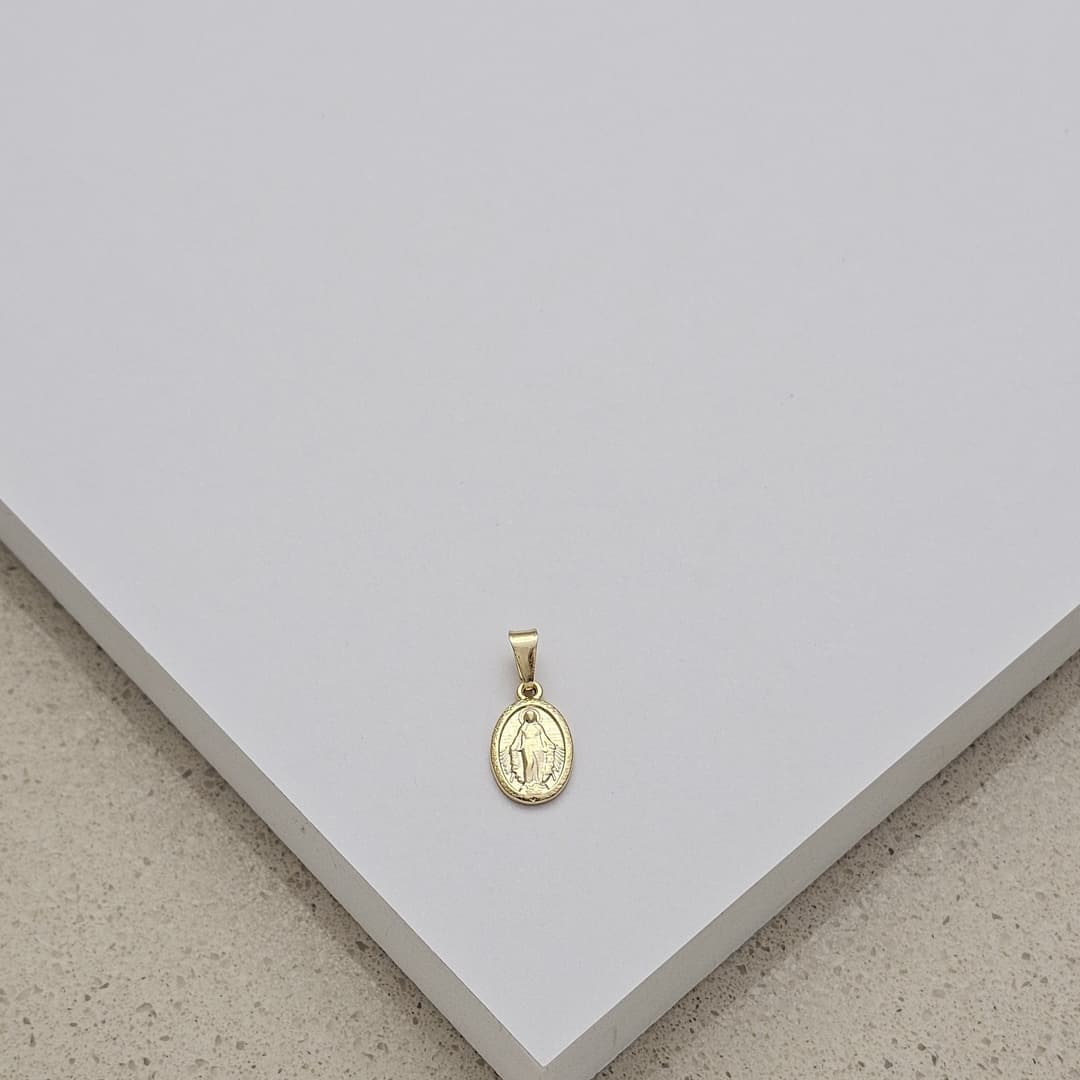 DIJE MILAGROSA BORDE DIAM 9X20MM