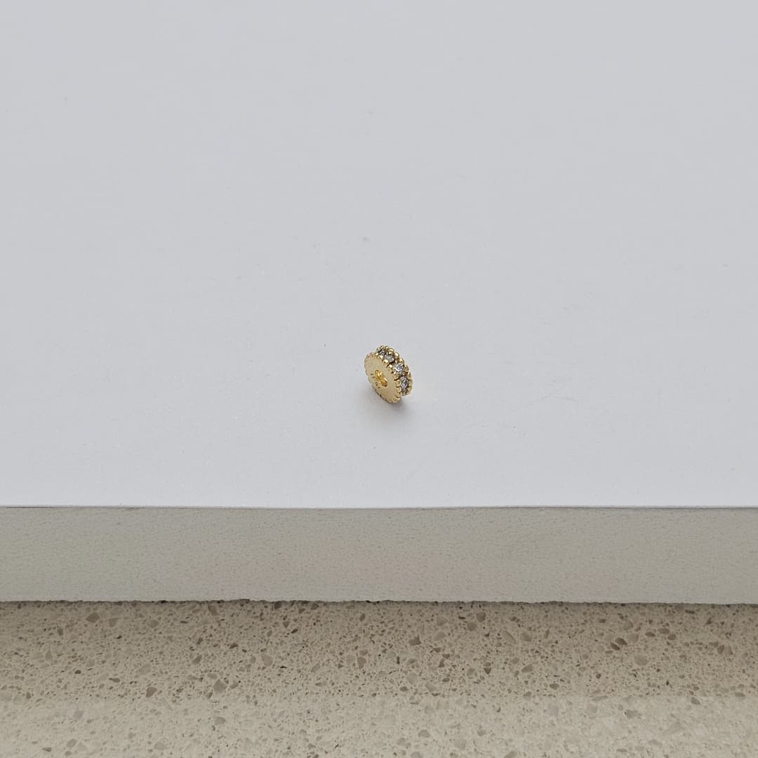 HERRAJE RONDEL 6MM CRISTAL