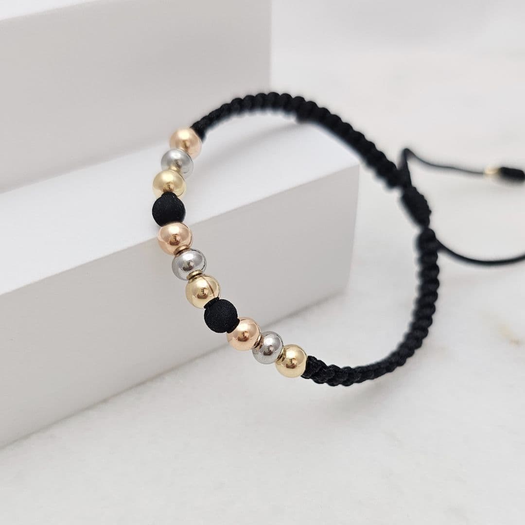 Pulsera neo tricolor 5mm